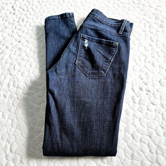 James Jeans Twiggy High Class Moto skinny jeans distressed denim 27 - Picture 6 of 10